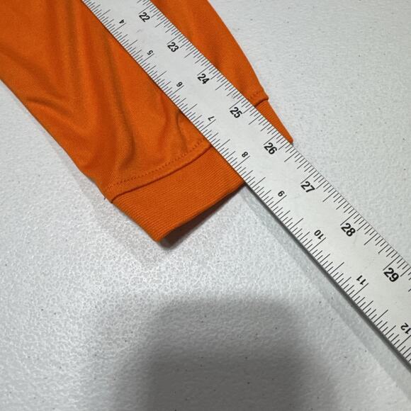 Reese's Pieces Mens T-Shirt Size M Reeses Puffs Candy Logo Long Sleeve Orange - Picture 11 of 12